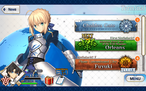 Screenshot Fate/Grand Order (English)