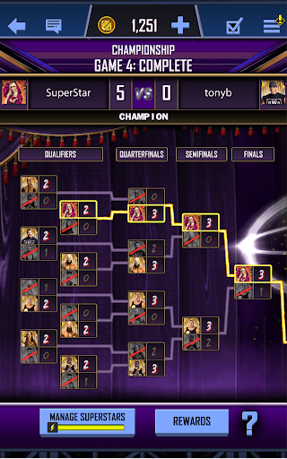 Screenshot WWE SuperCard - Battle Cards