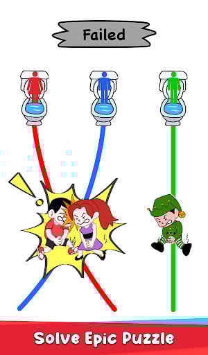 Screenshot Toilet Rush Race: Draw Puzzle