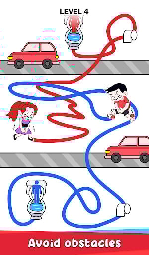 Screenshot Toilet Rush Race: Draw Puzzle