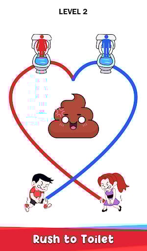 Screenshot Toilet Rush Race: Draw Puzzle
