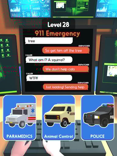 Screenshot 911 Emergency Dispatcher