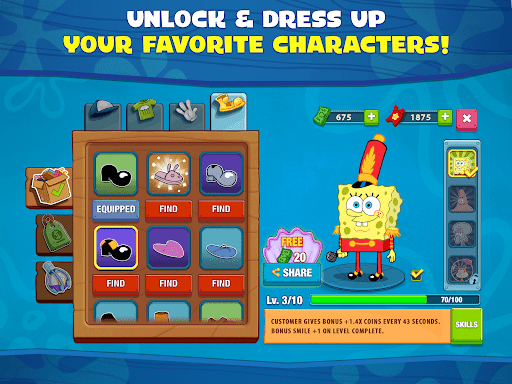 Screenshot SpongeBob: Krusty Cook-Off