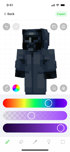 Screenshot 3D Skins Maker for Minecraft