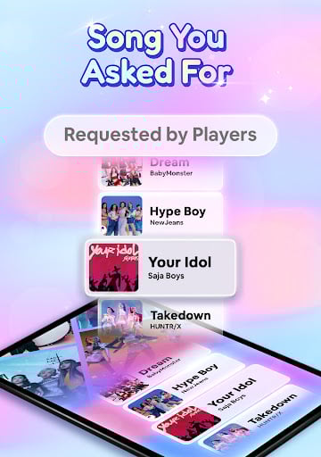 Screenshot Kpop Tiles: Piano Rhythm Game